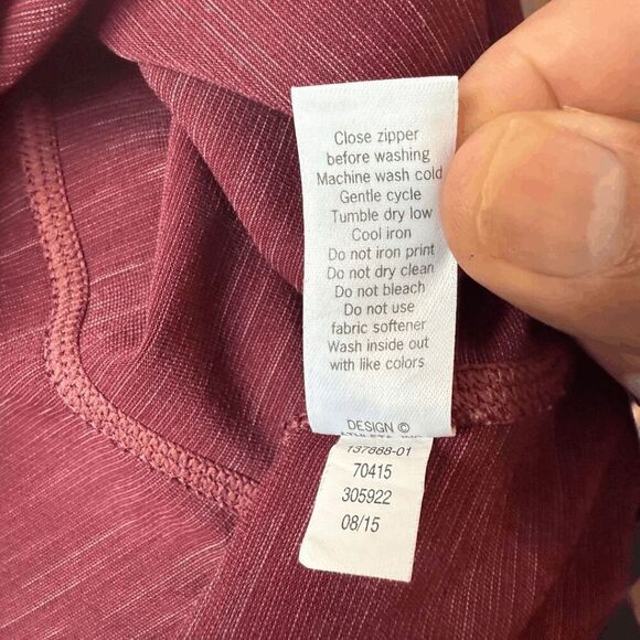 Athleta Women's Striped Athletic Performance Full Zip Jacket Red Size‎ XL - Picture 5 of 7